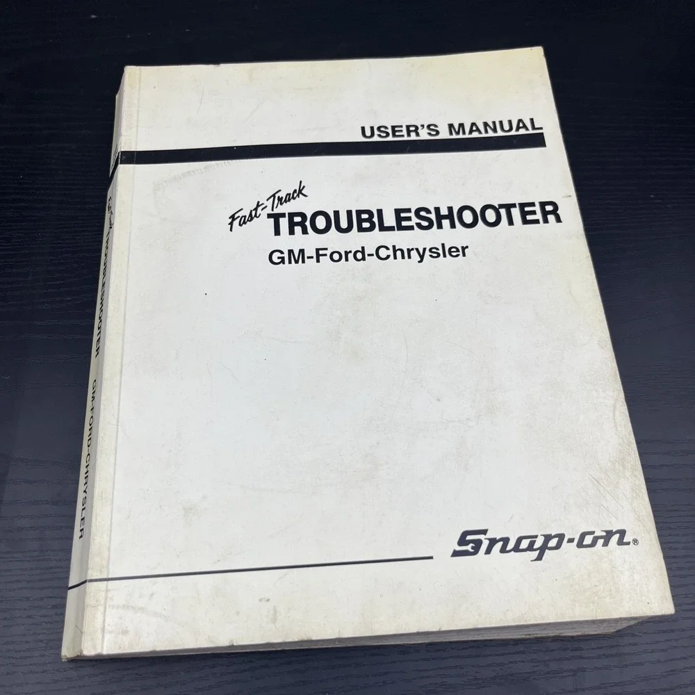 Snap-On Fast Track Troubleshooter 5th Edition‎ GM Ford Chrysler 1993 Manual